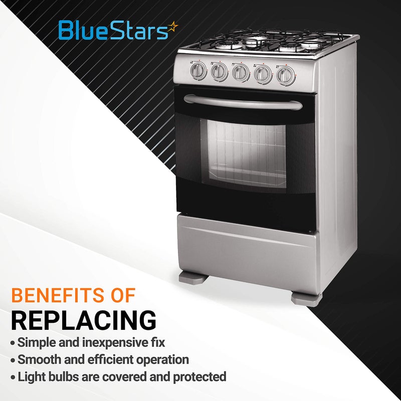 BlueStars غطاء عدسة ضوء شفاط 99110437 S99110437 من بلوستار - متوافق مع غطاء ضوء شفاط بروان نوتون - بديل 41000 40000 42000 45000 BP43 S99110437 99110437 - عبوة من 2 - Image 4